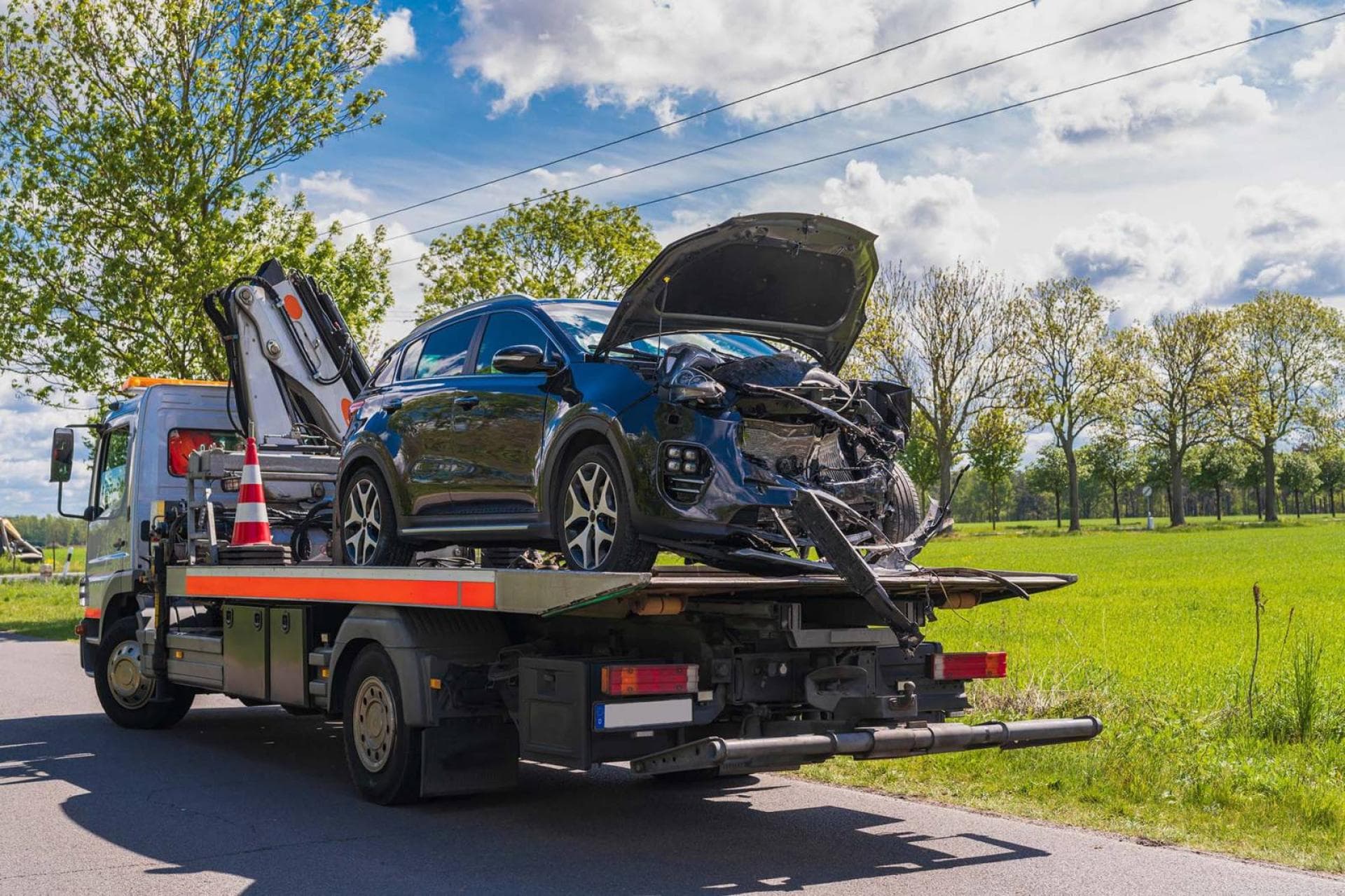 Intervention rapide d'enlèvement d'épave automobile à Choisey